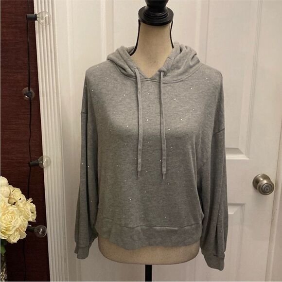 Kooples Sport Gray Women's Hoodie, S - Picture 1 of 10